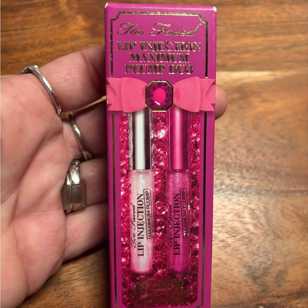 Too Faced Pink Lip Gloss Shimmer